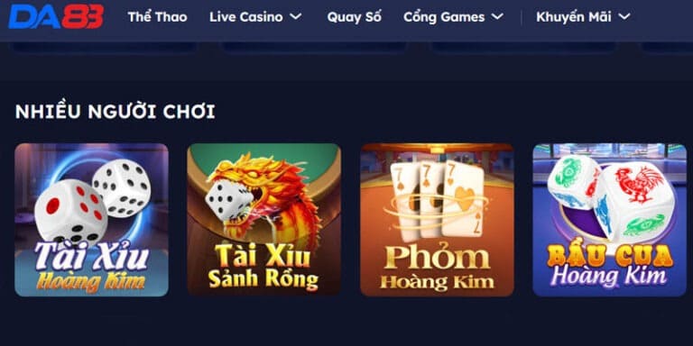 DA88 - Điểm đến hàng đầu cho cược thủ yêu thích bóng đá, lô đề, casino, game bài…